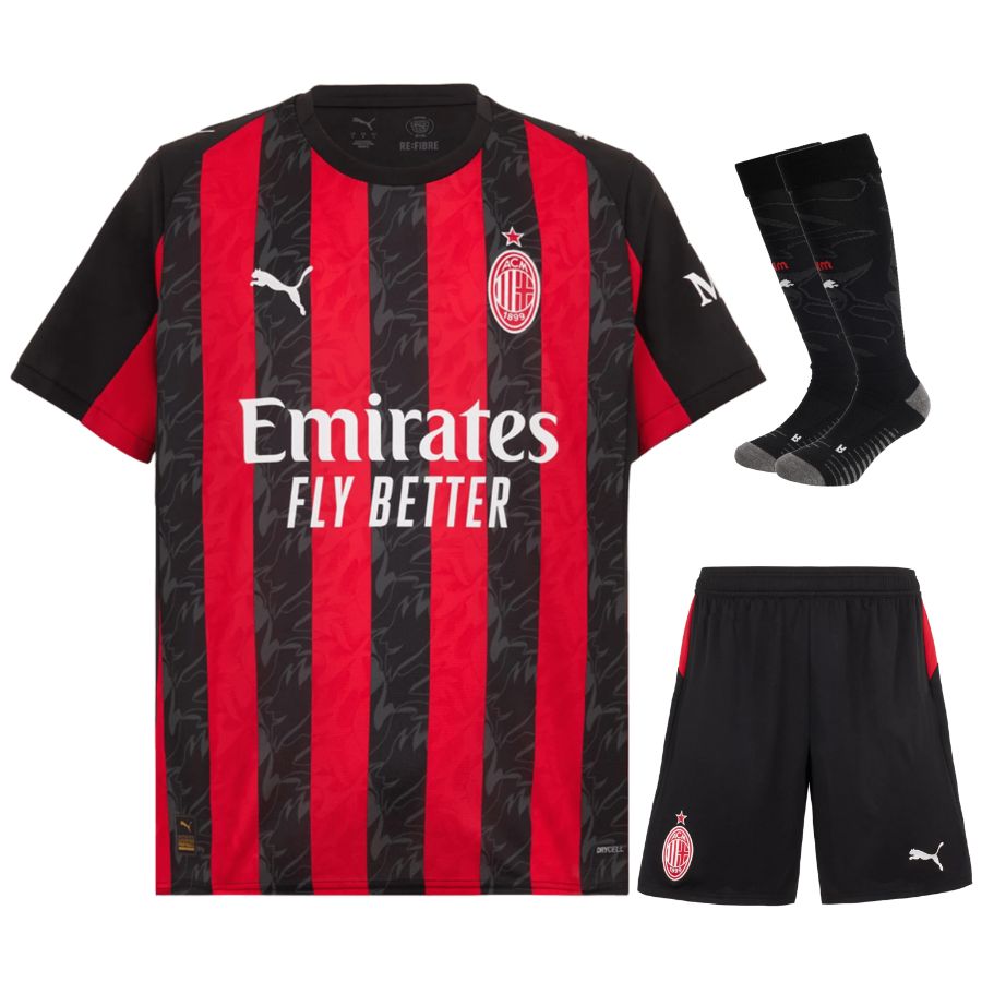 AC Milan 25/26 Home Kids Jersey