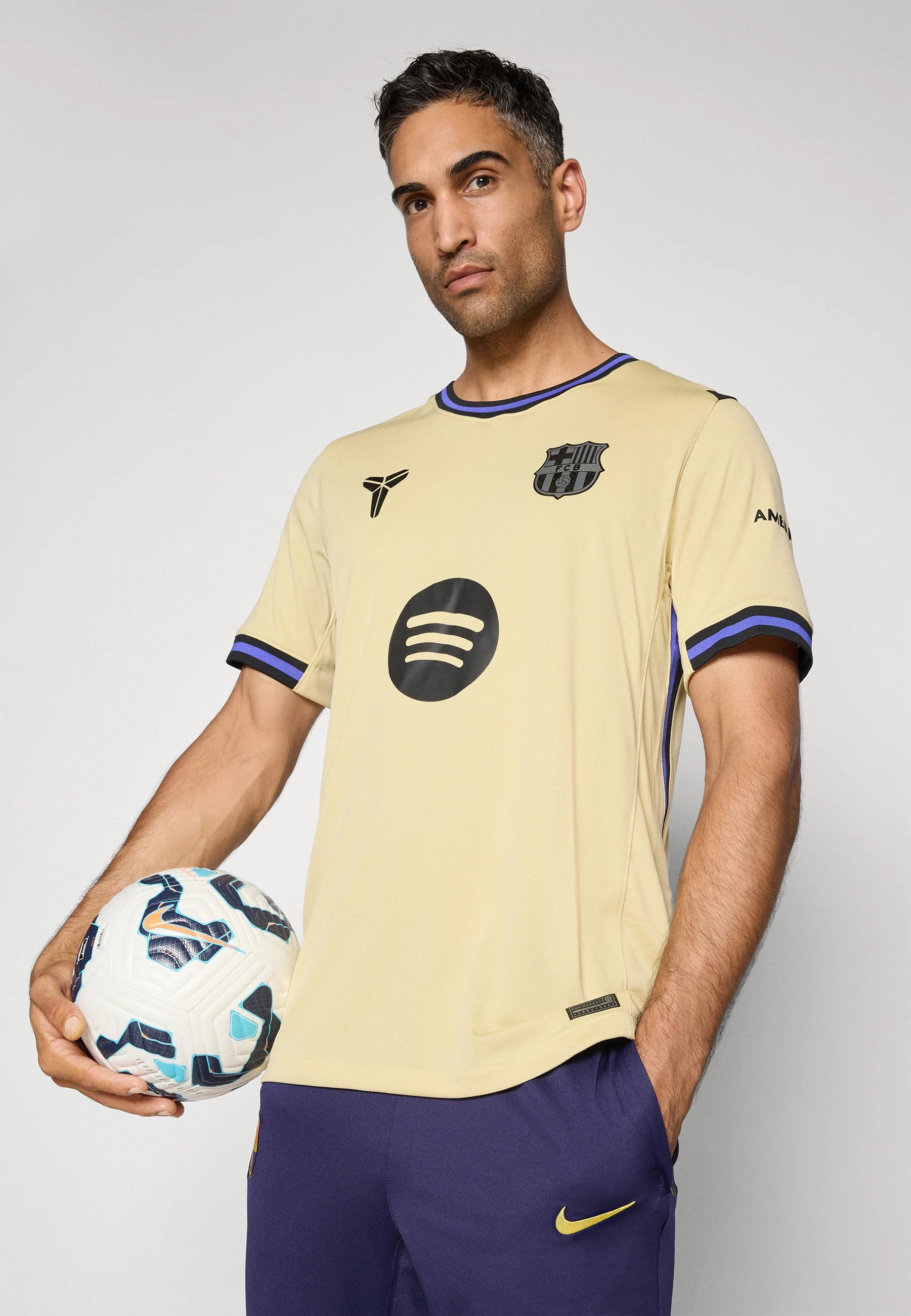25-26 FC Barcelona x Kobe Bryant Away Football Jersey