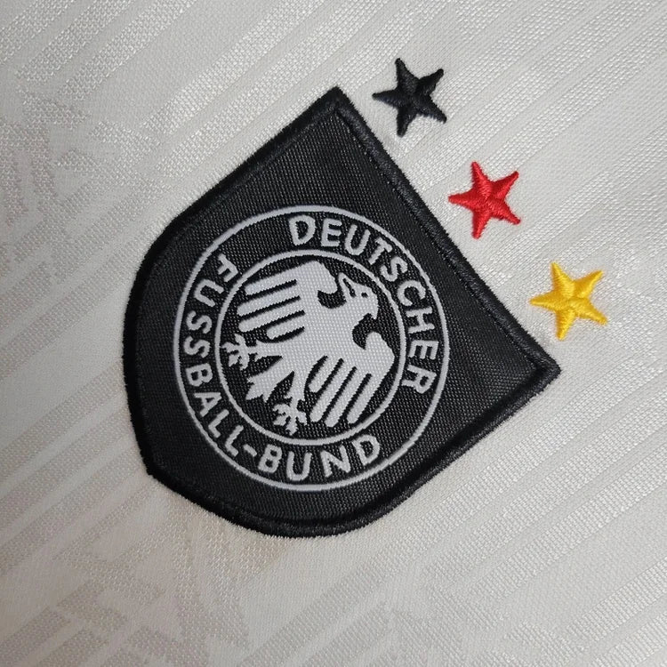 Germania 1996 Euro Retrò Maglia Casa Bambini
