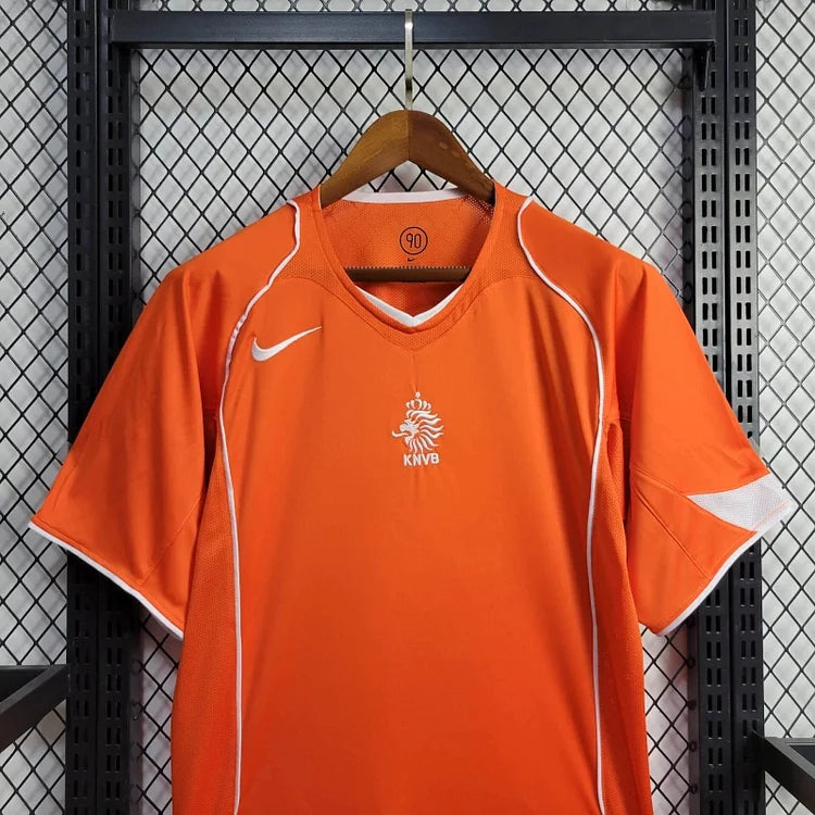 Maglia retrò da casa Euro Paesi Bassi 2004