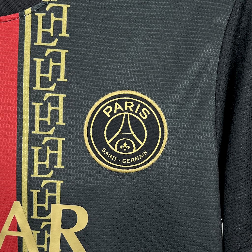 2025/2026 PSG Paris Saint Germain Zwart Concept Shirt