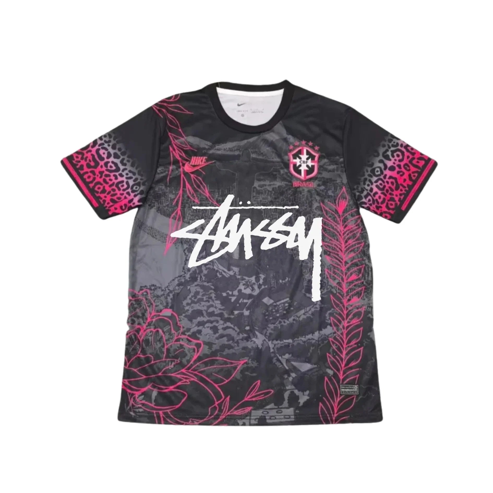 Brasile x Stussy Maglia Leopardo Leo 2025/26