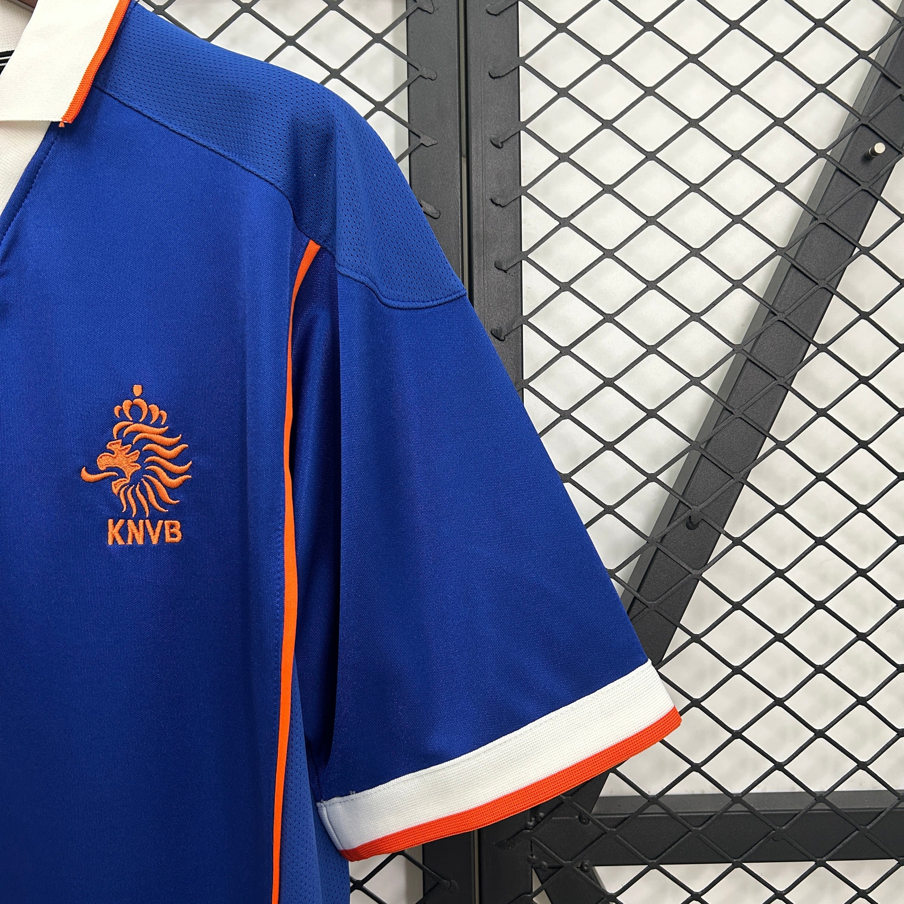 Olanda 1998 Maglia Away Retrò Blu