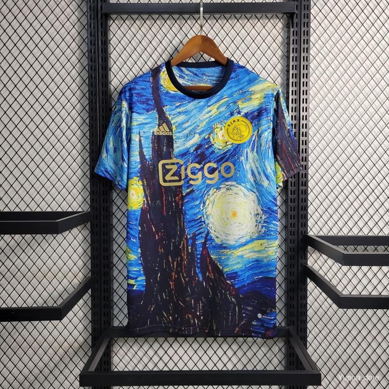Ajax 2023 Van Gogh Notte Stellata Edizione Limitata Maglia