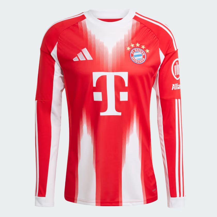 Bayern München 25/26 Home Jersey - Long Sleeve