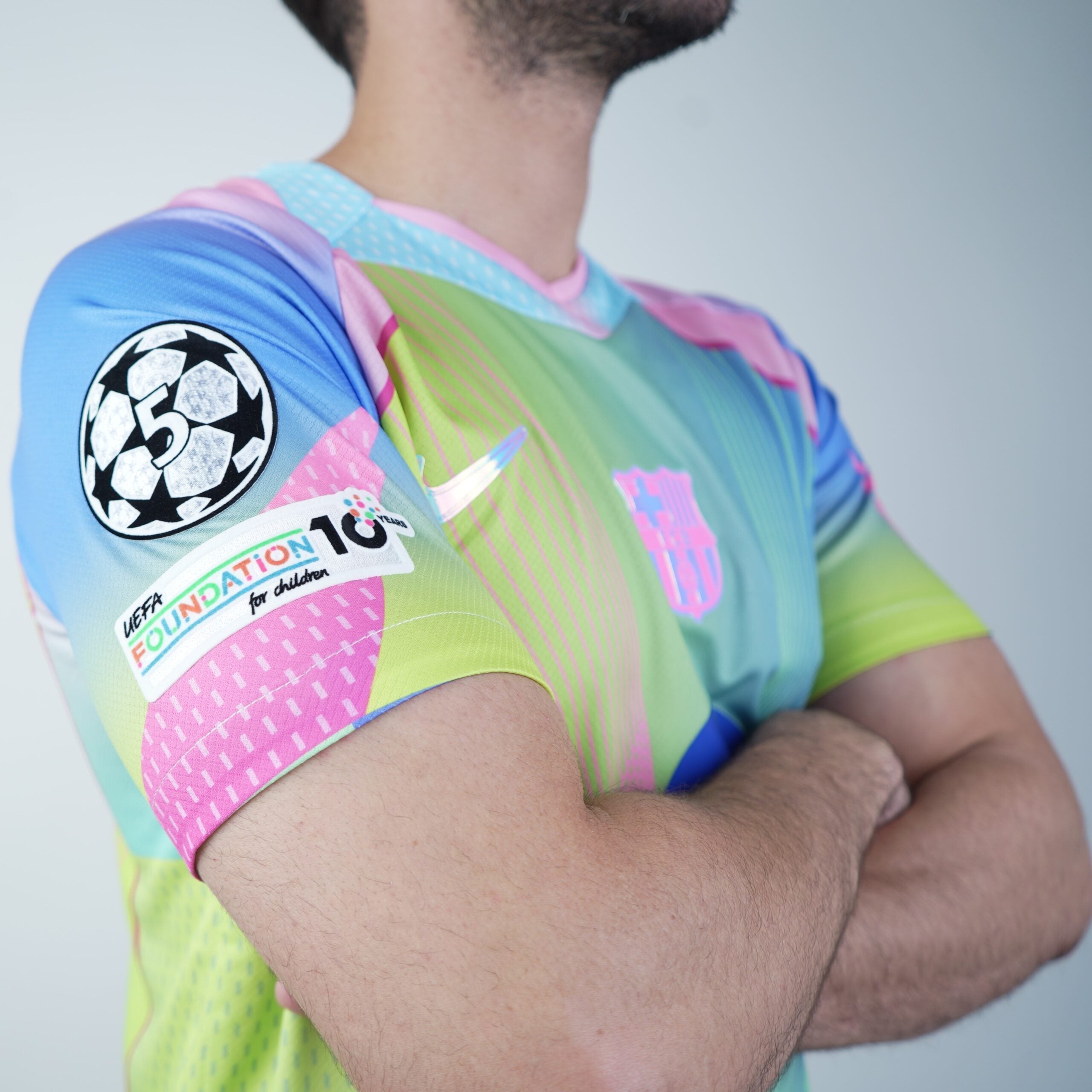 Camiseta de fútbol Vortex del FC Barcelona 25/26 (versión para el jugador)