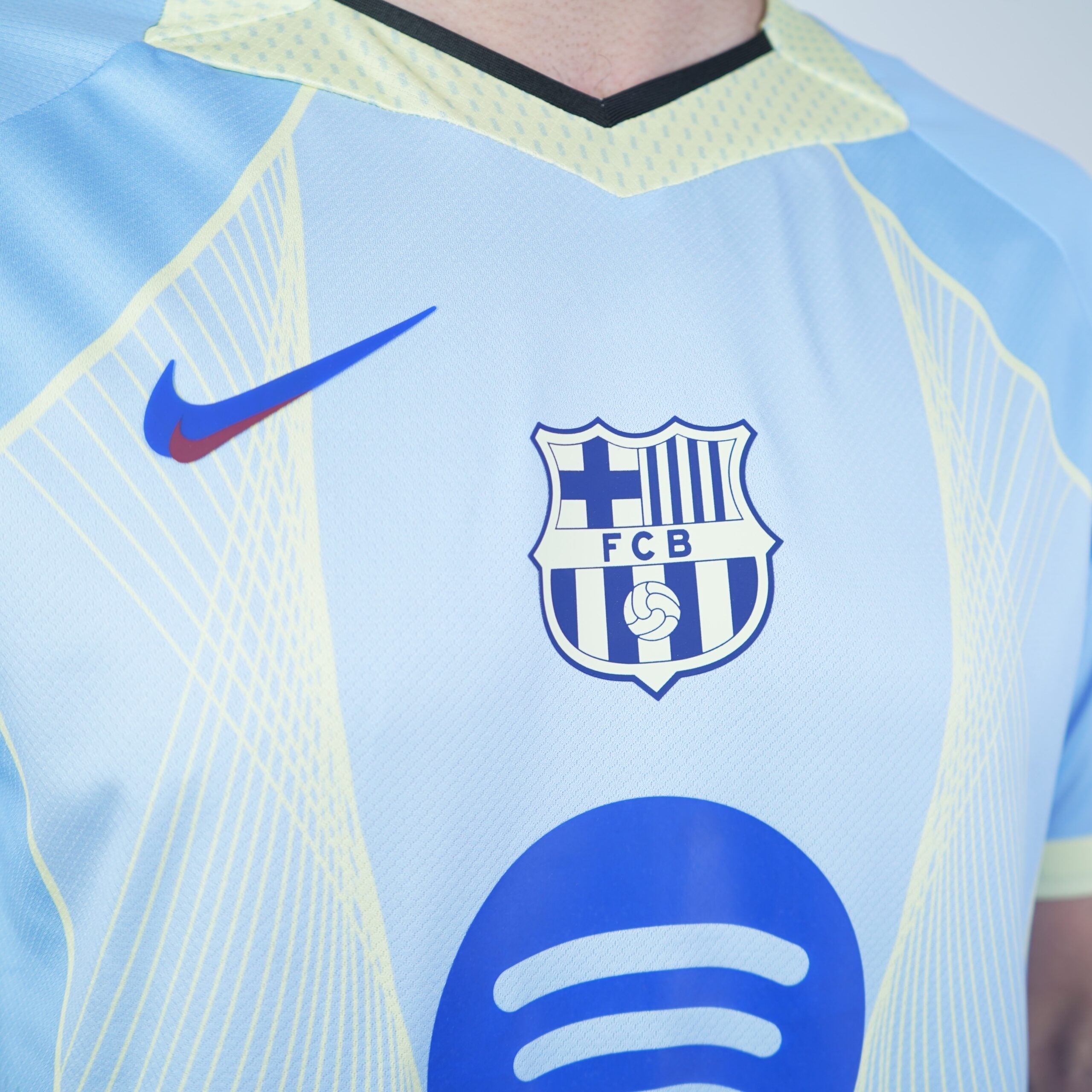 25/26 FC Barcelona Kalm Zee Voetbalshirt - Spelerversie