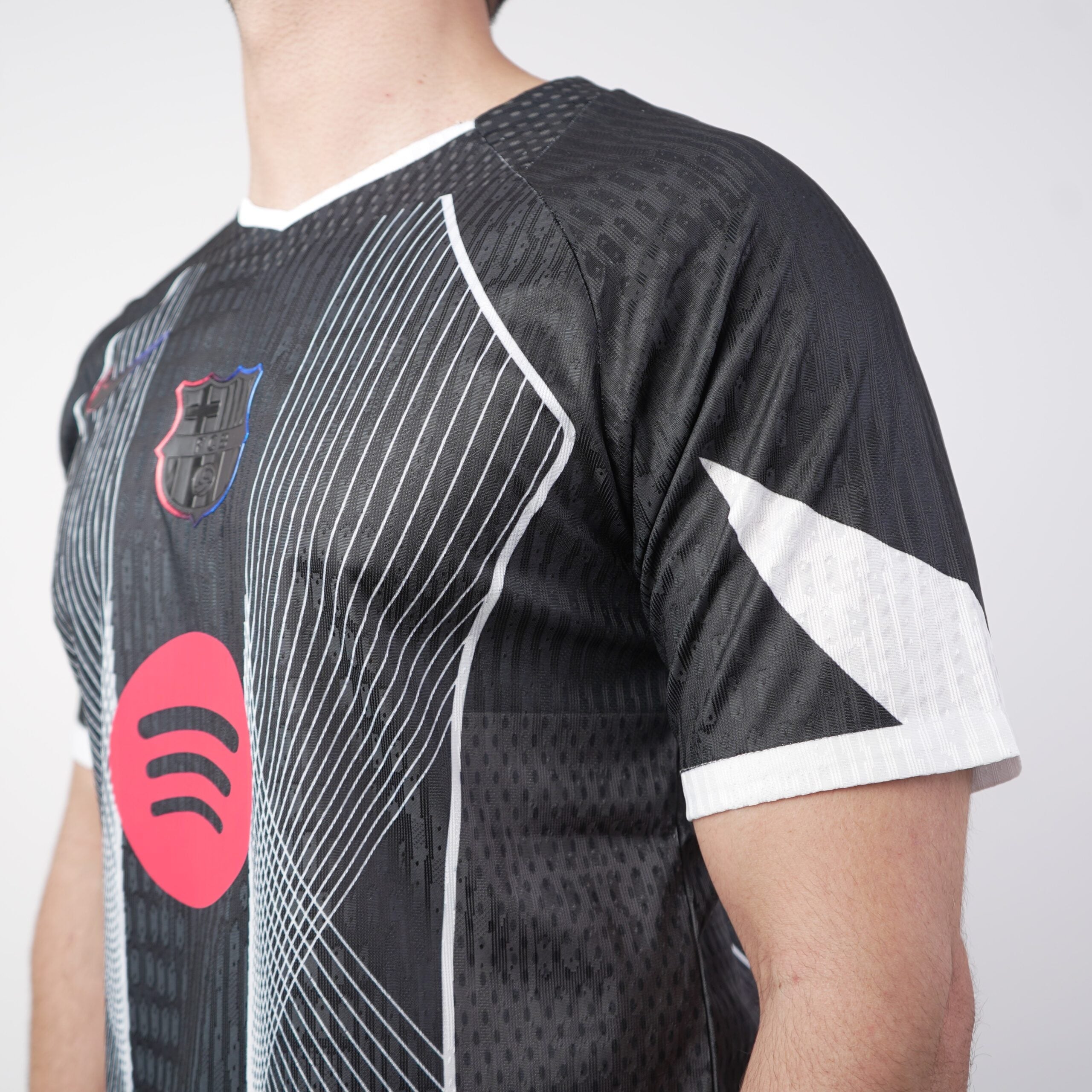 Maglia da calcio FC Barcelona 25/26 Black Darkness - Versione giocatore