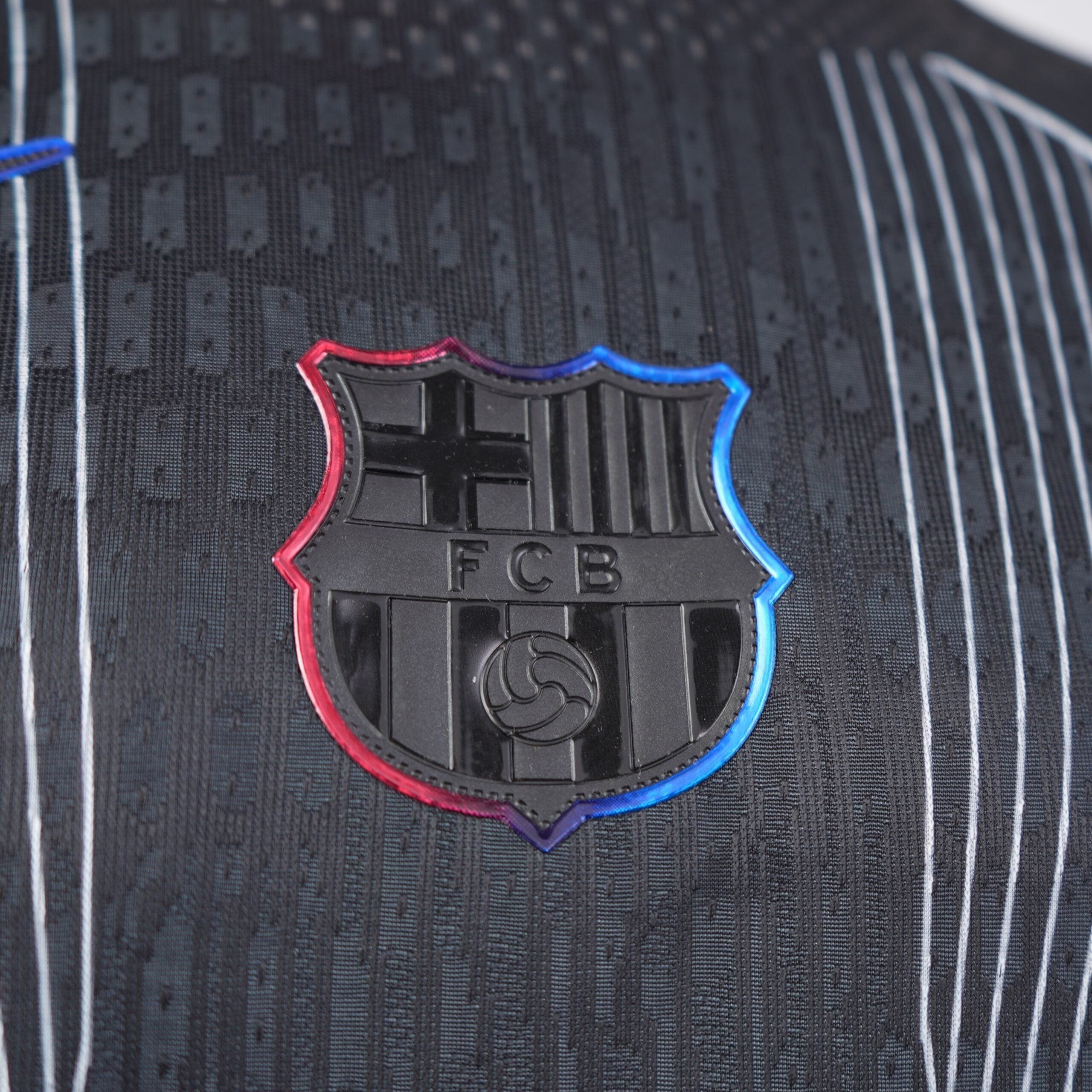 25/26 FC Barcelona Zwart Donkerte Voetbalshirt - Spelerversie