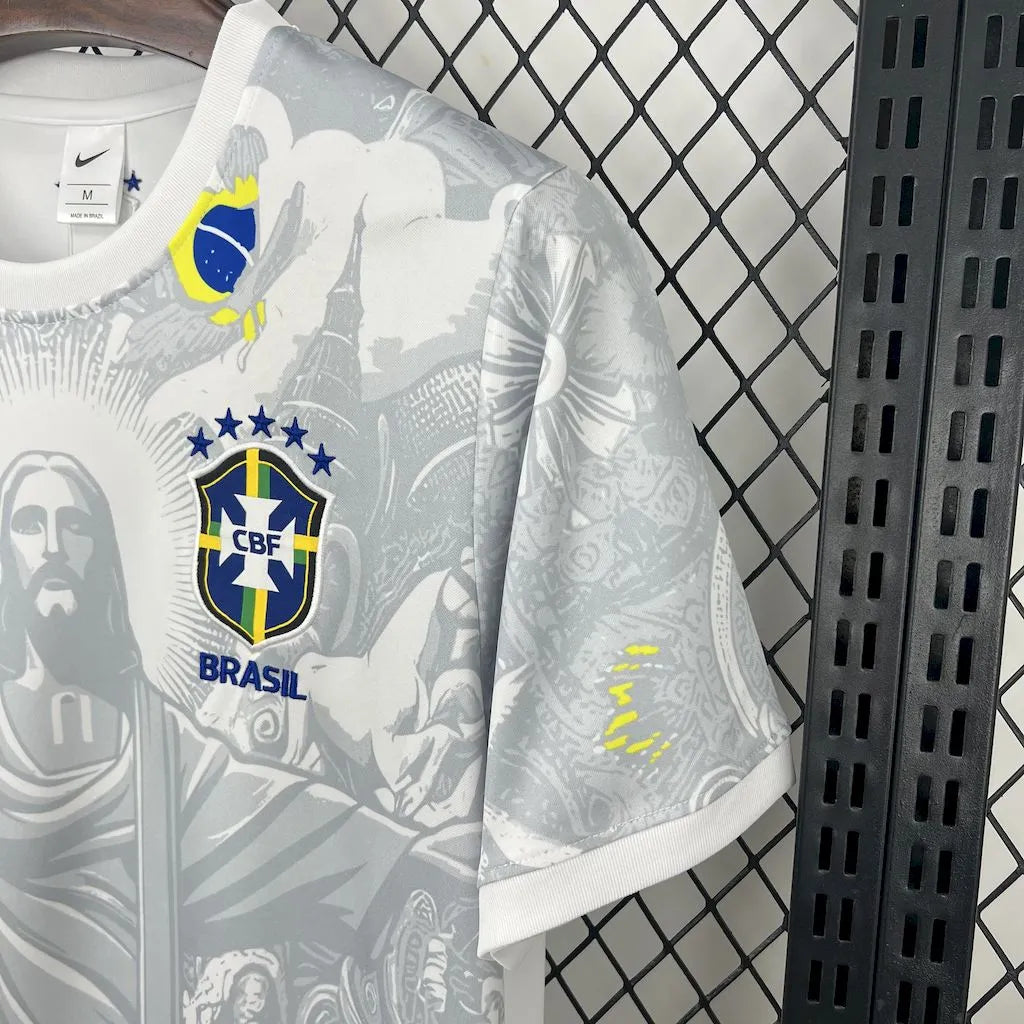 2025/2026 Brazilië Wit Concept Shirt