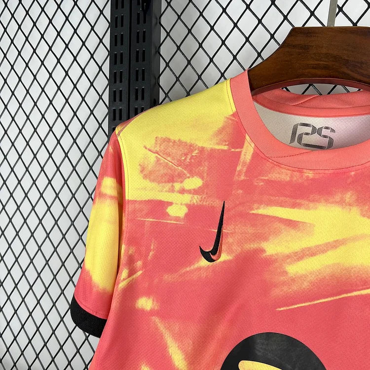 2025-2026 Barcelona per-wedstrijd trainingsshirt - oranje