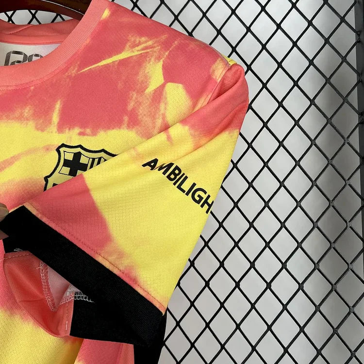 Maglia da allenamento per partita 2025-2026 Barcellona - Arancione