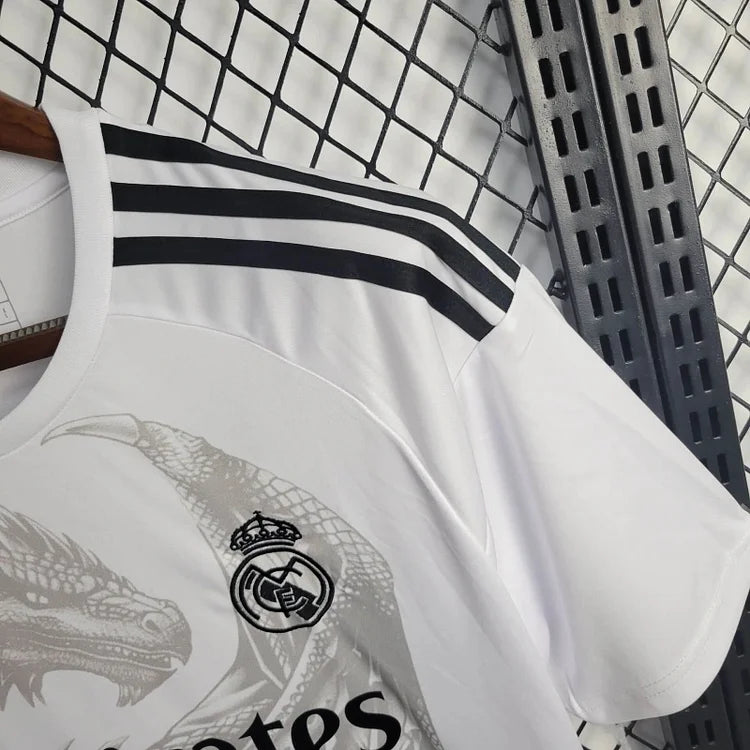 2024-2025 Real Madrid Dragon Speciale Editie Shirt - Wit