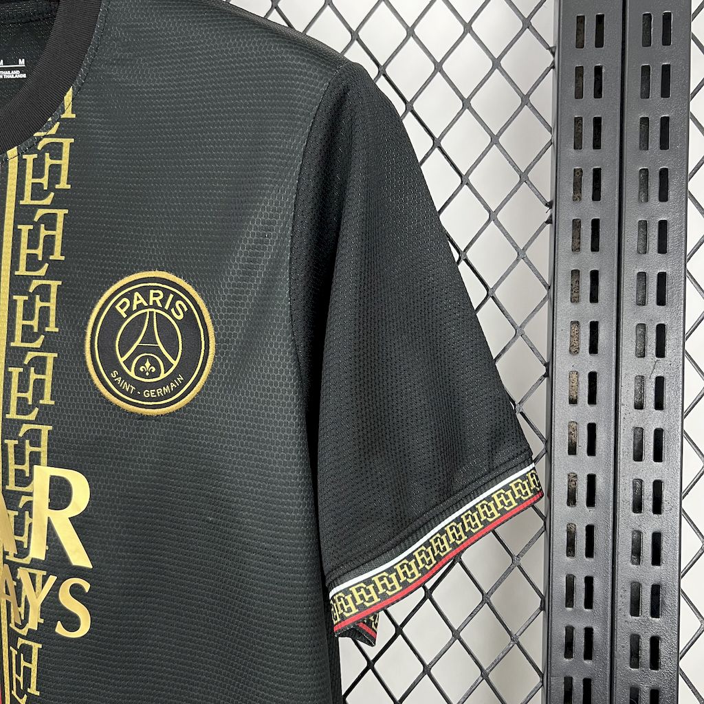 2025/2026 PSG Paris Saint Germain Zwart Concept Shirt