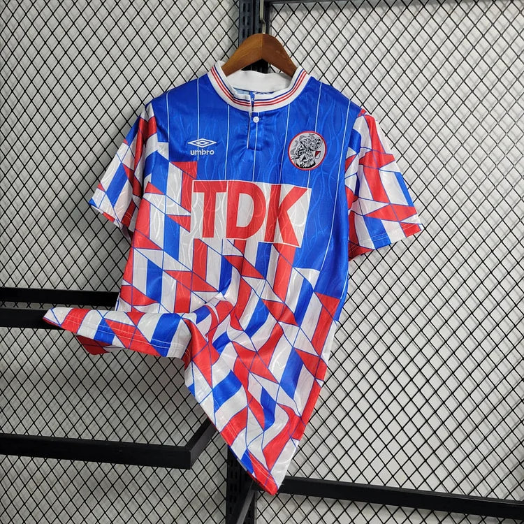 Ajax 1989-1990 Maglia Retrò Trasferta