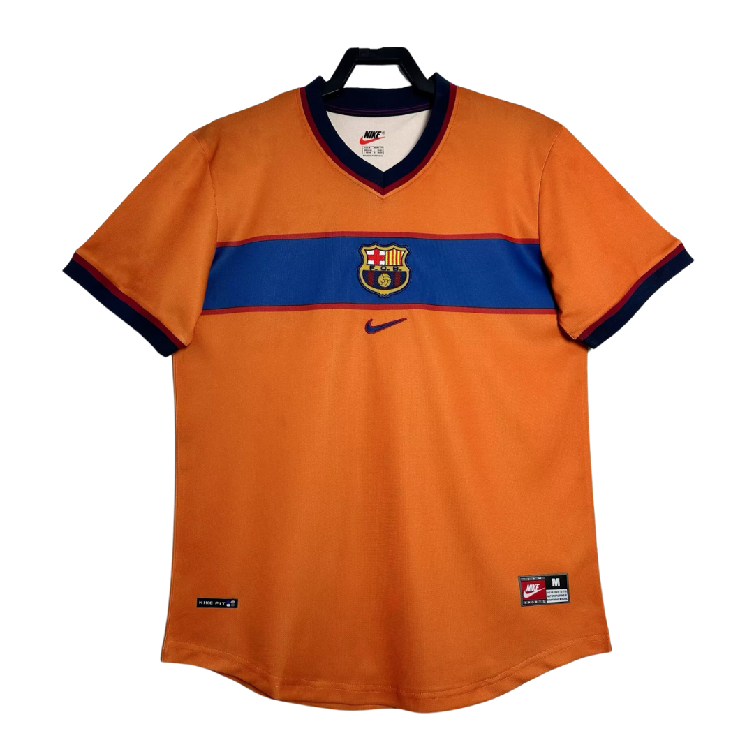 Camiseta de fútbol visitante del Barcelona - 1998/1999