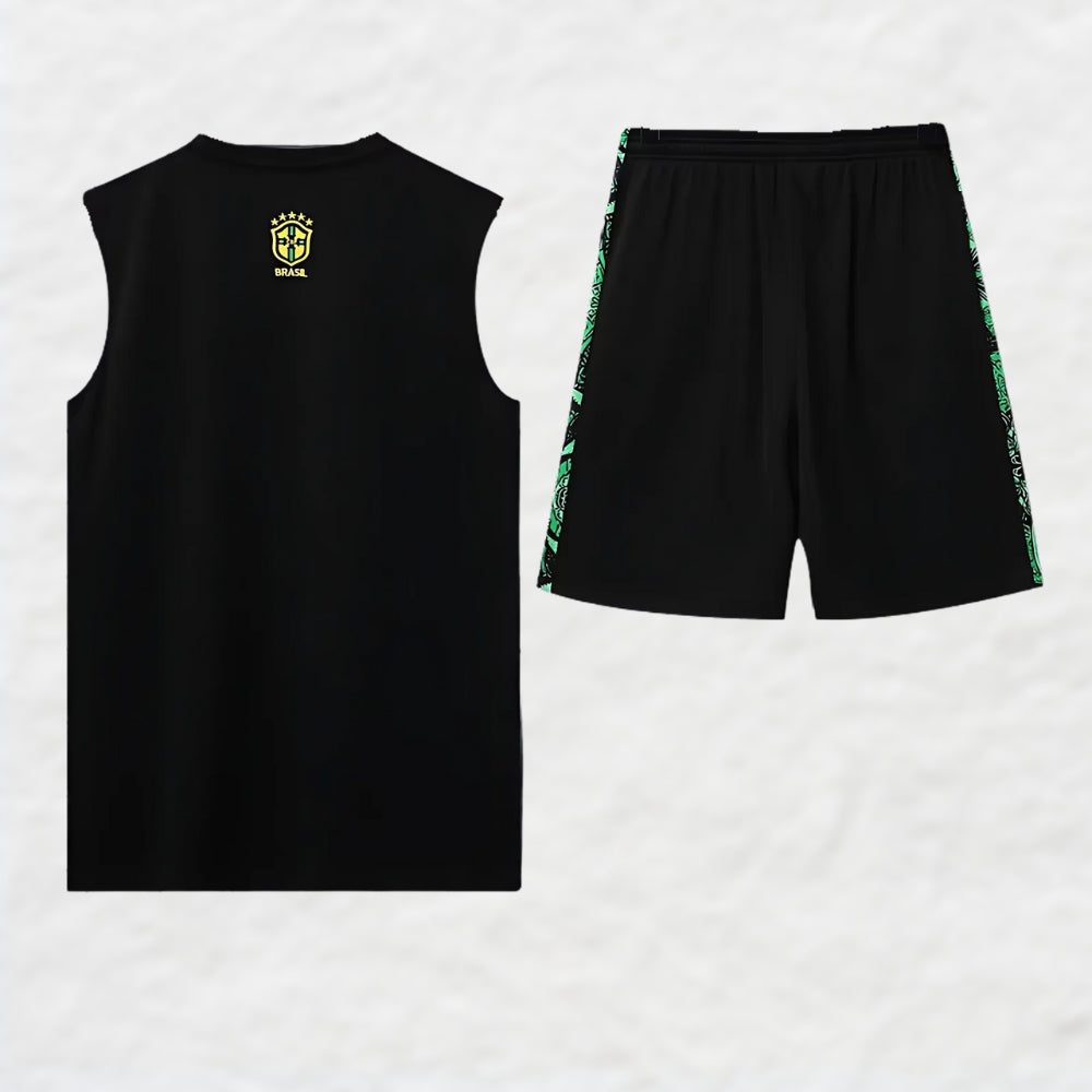 2024/25 Brazilië Groen 'Christus de Verlosser' Vest Zomer Set
