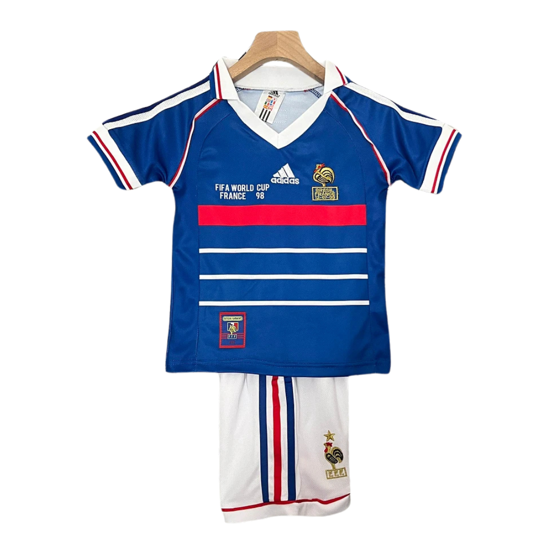 France Home 1998 - Finale Coppa del Mondo - Maglia da calcio per bambini