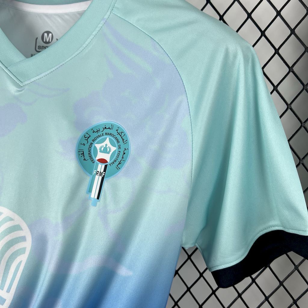 2024-2025 Marokko Konzept Blaues Trikot