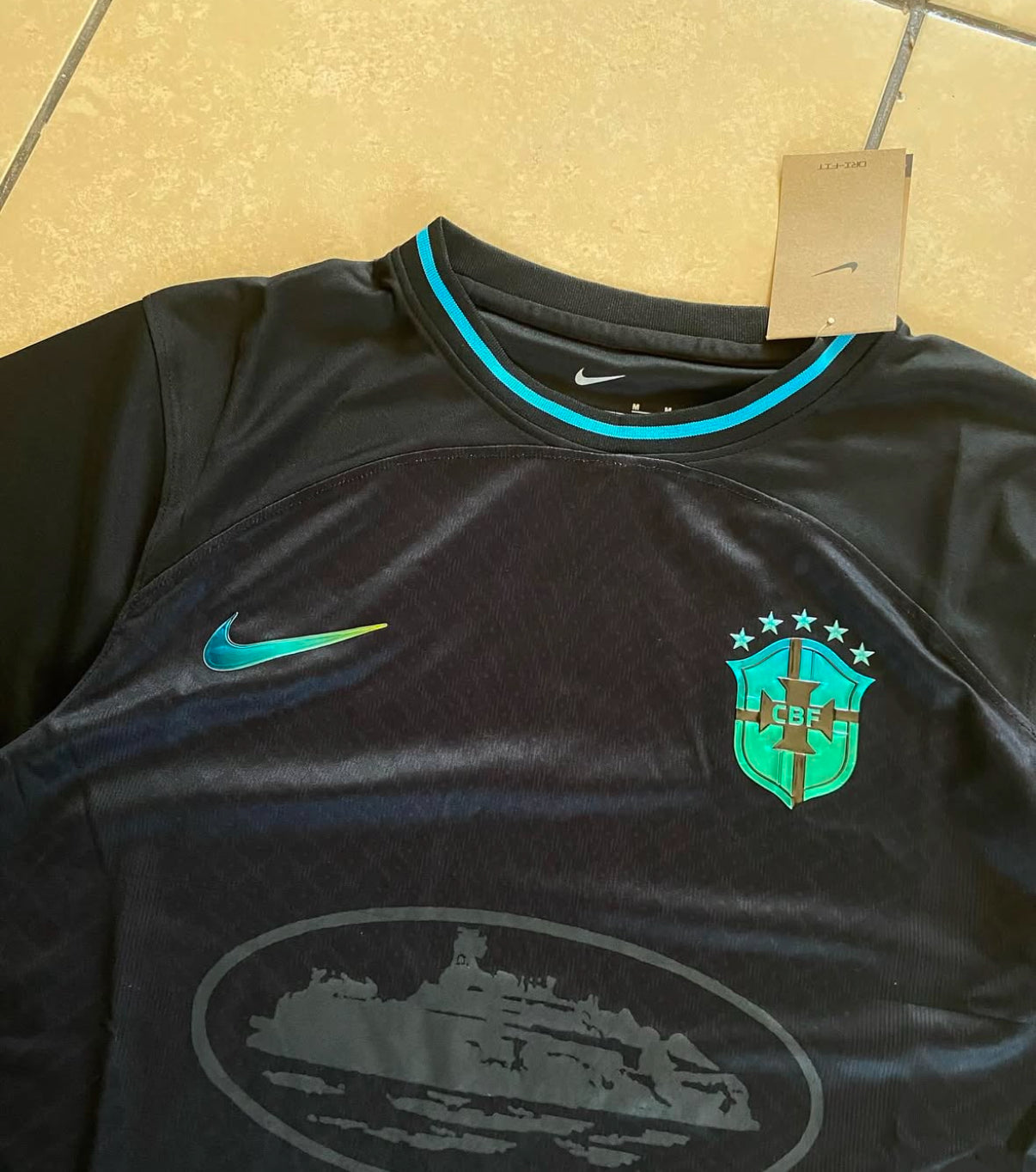 Maglia Brazil Corteiz - Edizione Limitata Nera