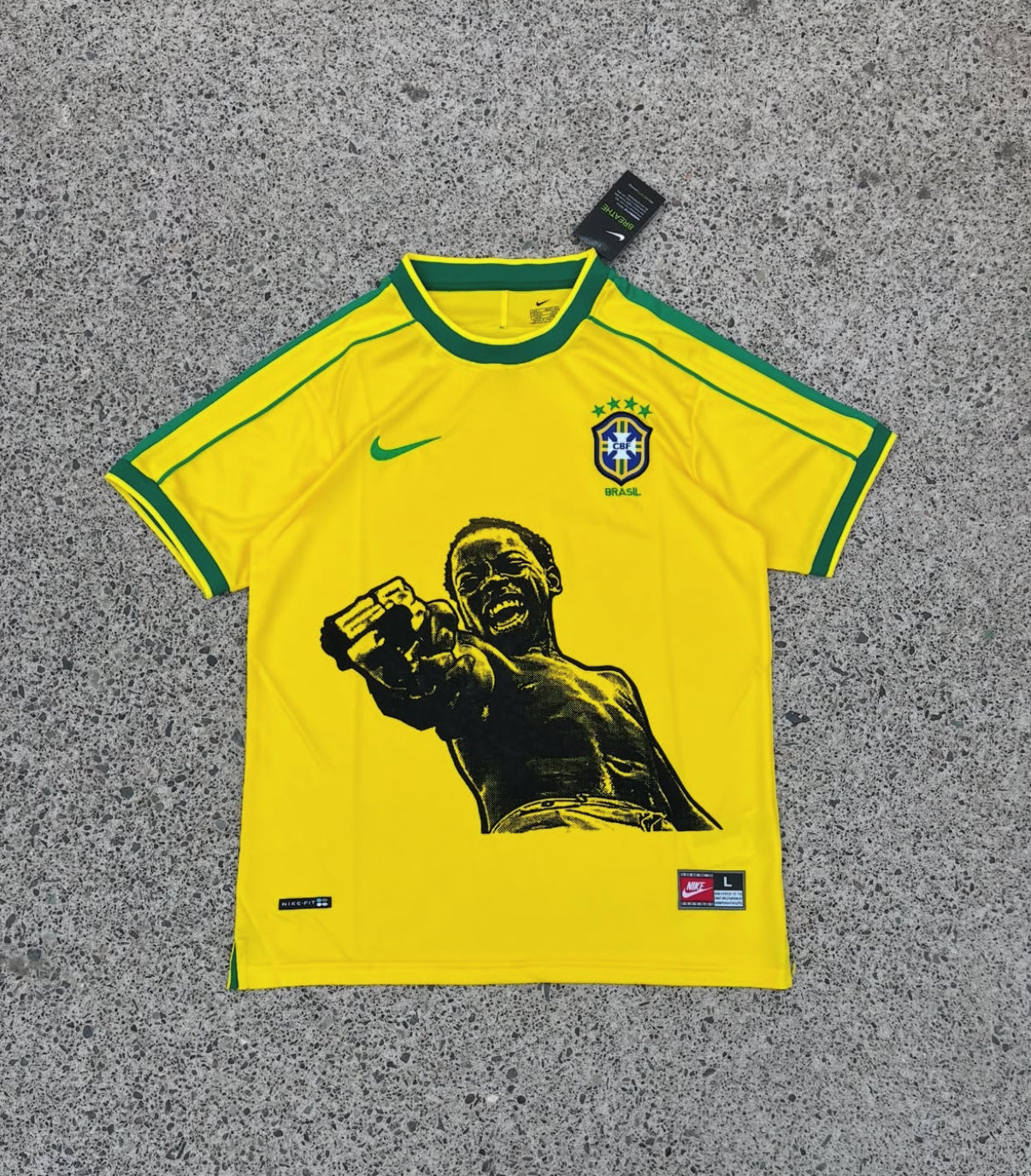 Maglia Retrò Brasile 1998 Concetto City of God
