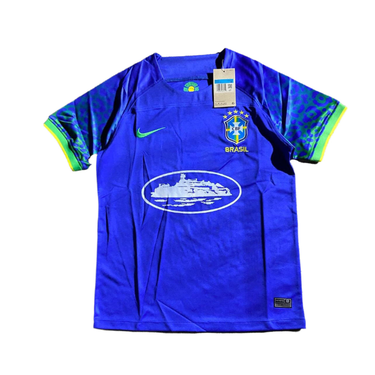 2024 Corteiz Brazilië Voetbalshirt - Blauw