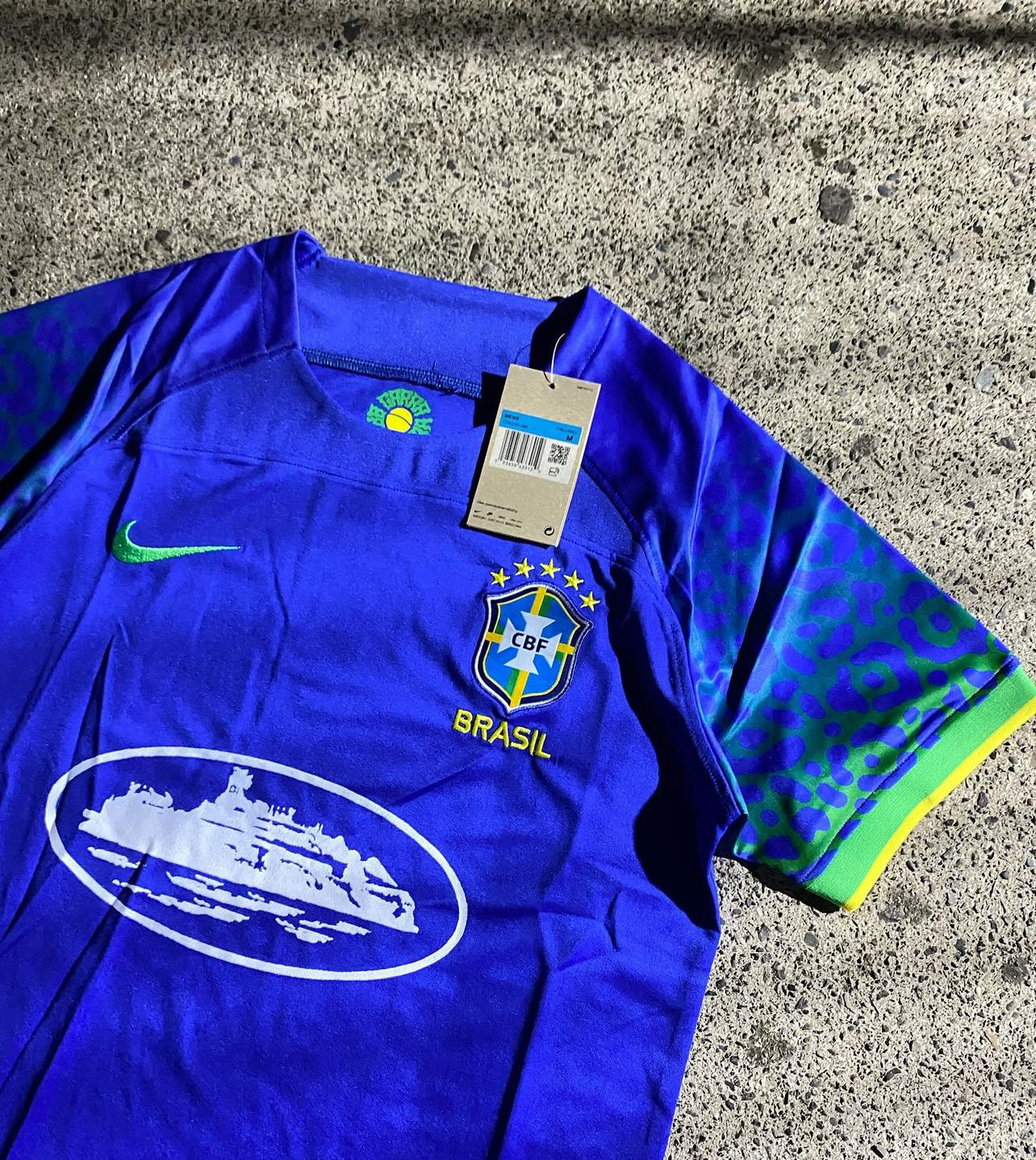 2024 Corteiz Brazilië Voetbalshirt - Blauw