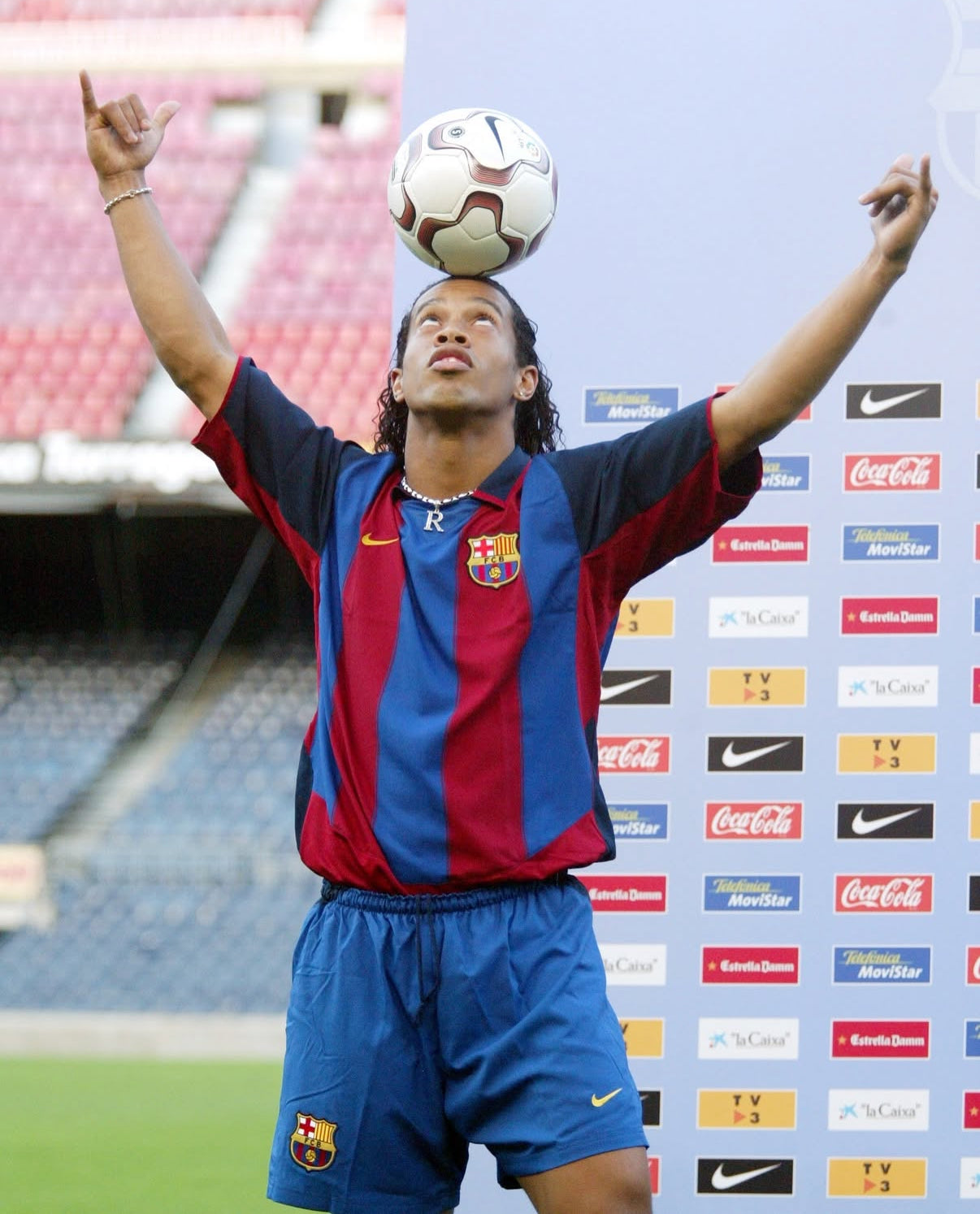 2003-04 FC Barcelona Retro Voetbalshirt