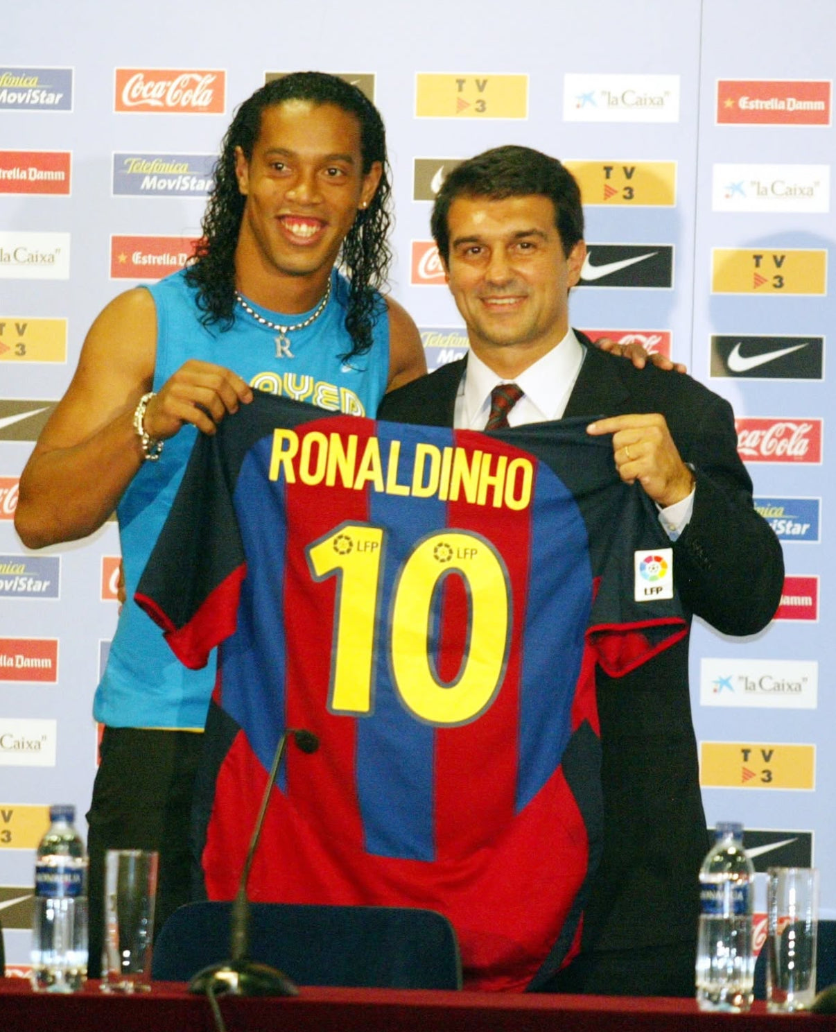 2003-04 FC Barcelona Retro Voetbalshirt