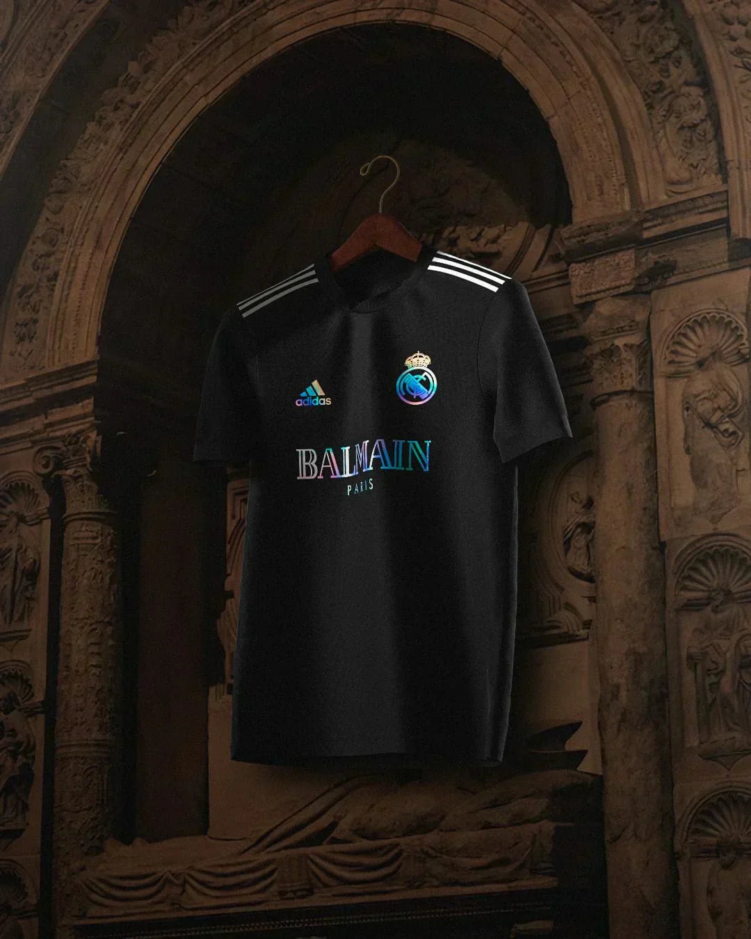 Maillot de football Balmain Real Madrid - Noir