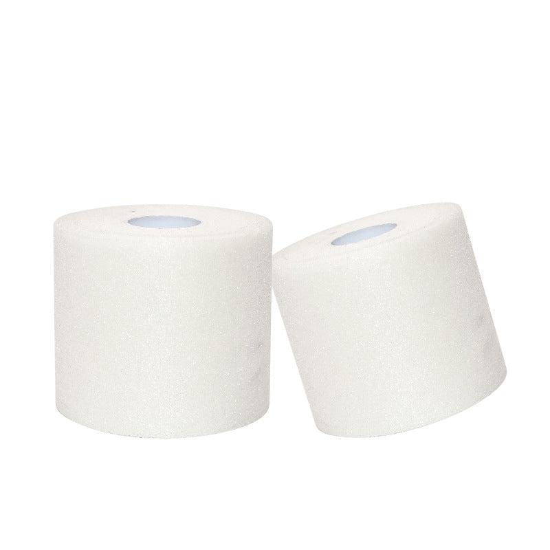 White Football Pre-Wrap Headband – Clear Visibility & Comfort (4 Rolls)