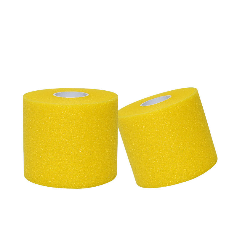 Yellow No-Slip Football Pre-Wrap Headband – Enhanced Grip (4 Rolls)