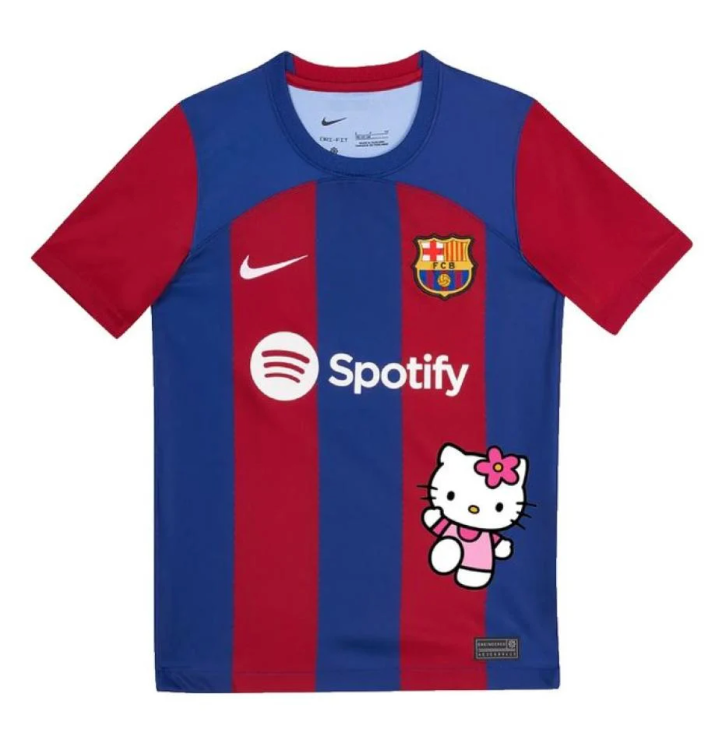Camiseta de fútbol de Hello Kitty del Barcelona