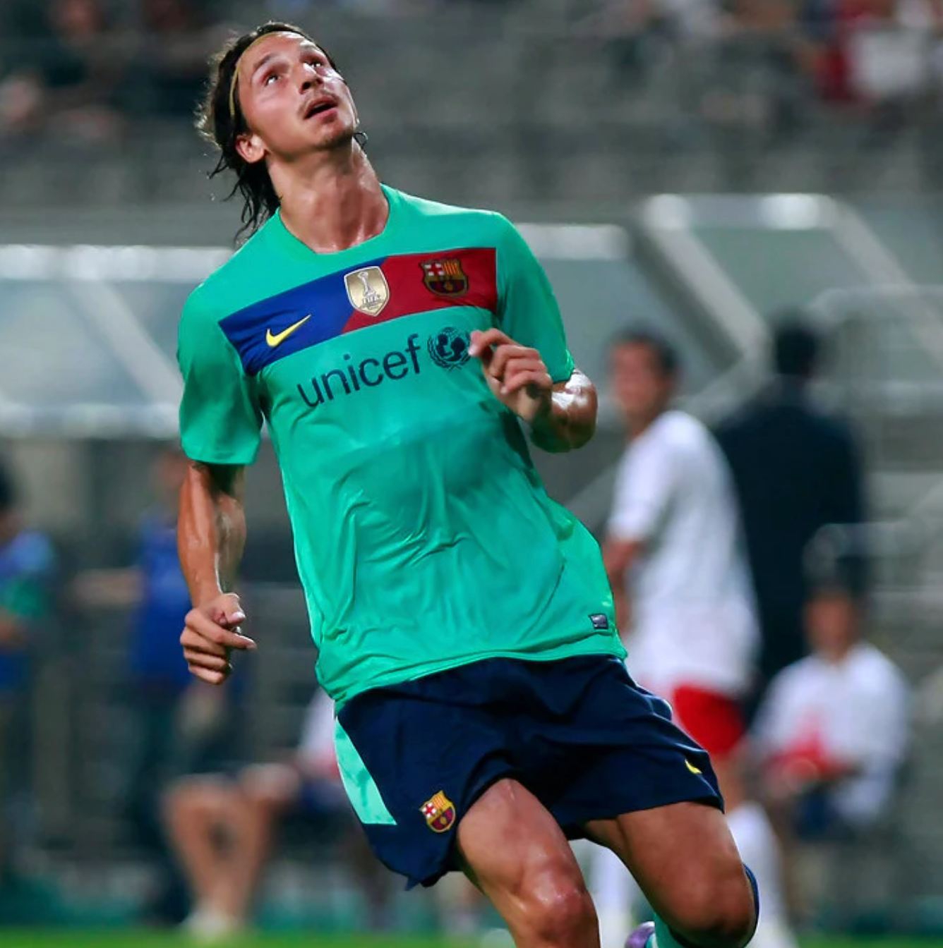 Maglia da calcio retrò trasferta Barcellona 2010/2011