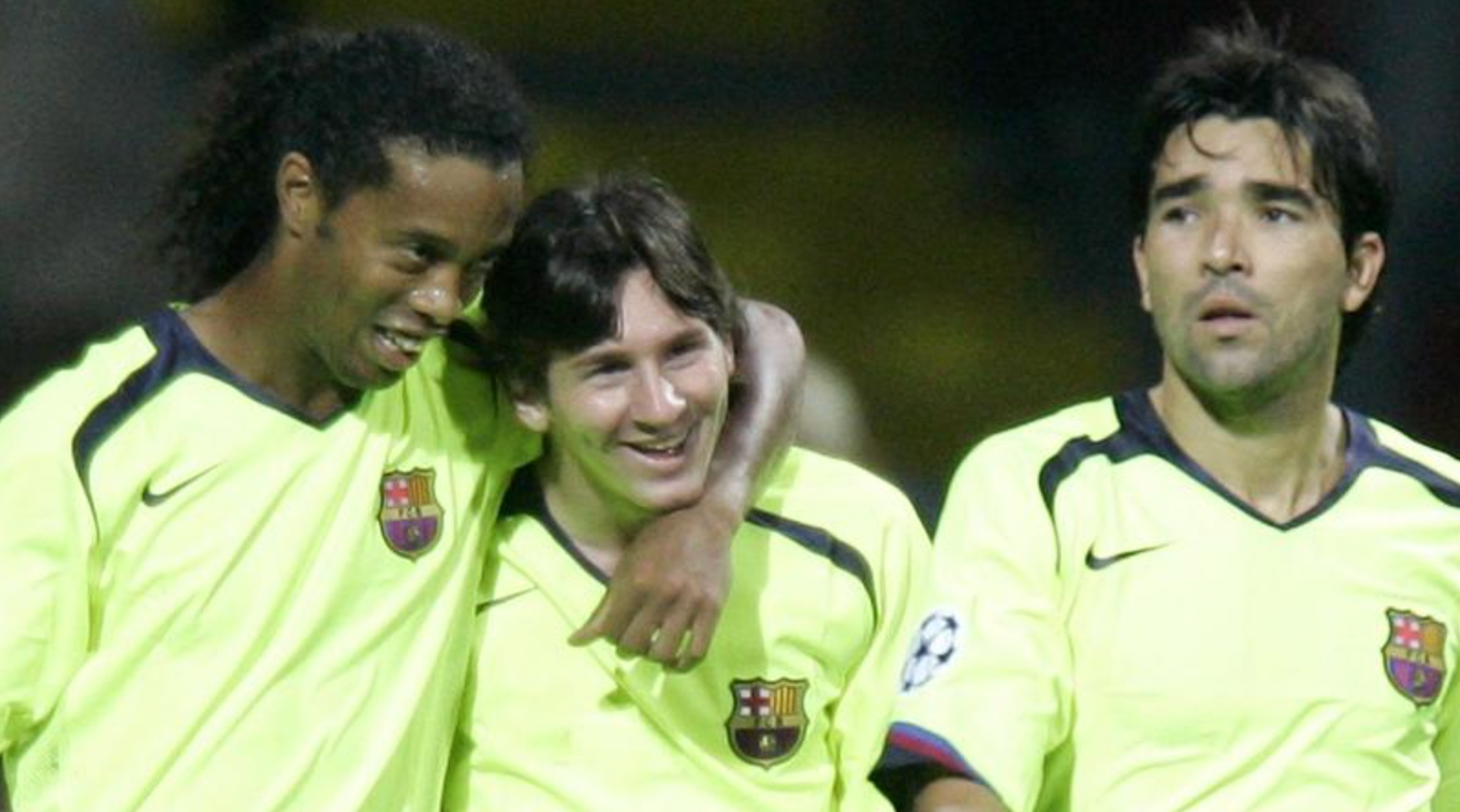 Maglia da calcio retrò fluorescente Away Barcellona 2005-2006