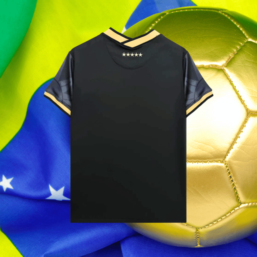 2024 Brazilië Stussy Voetbalshirt - Zwarte Editie