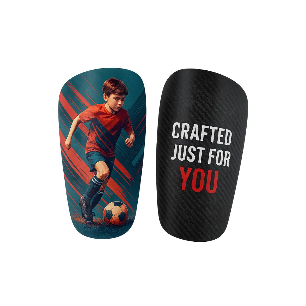 Lightweight & Durable Kids' Personalised Shin Guards – Custom Photo Options