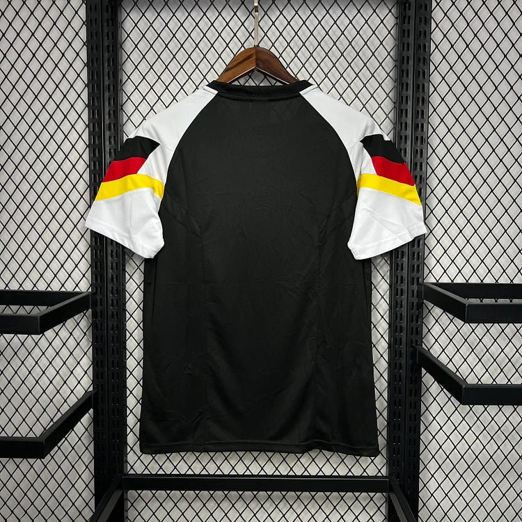 Germania 2024 Euro Retrò Nero Maglia Allenamento