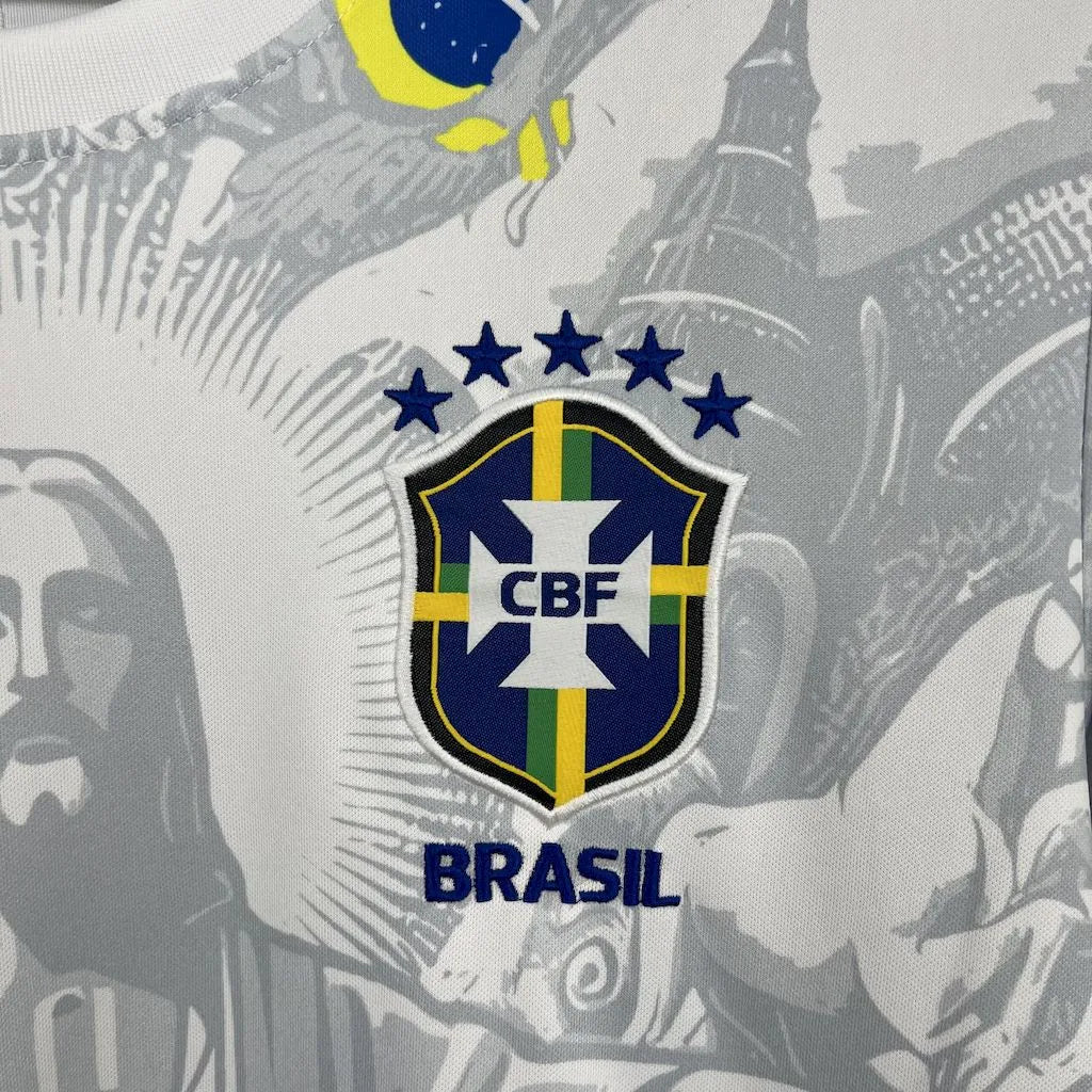 2025/2026 Brazilië Wit Concept Shirt
