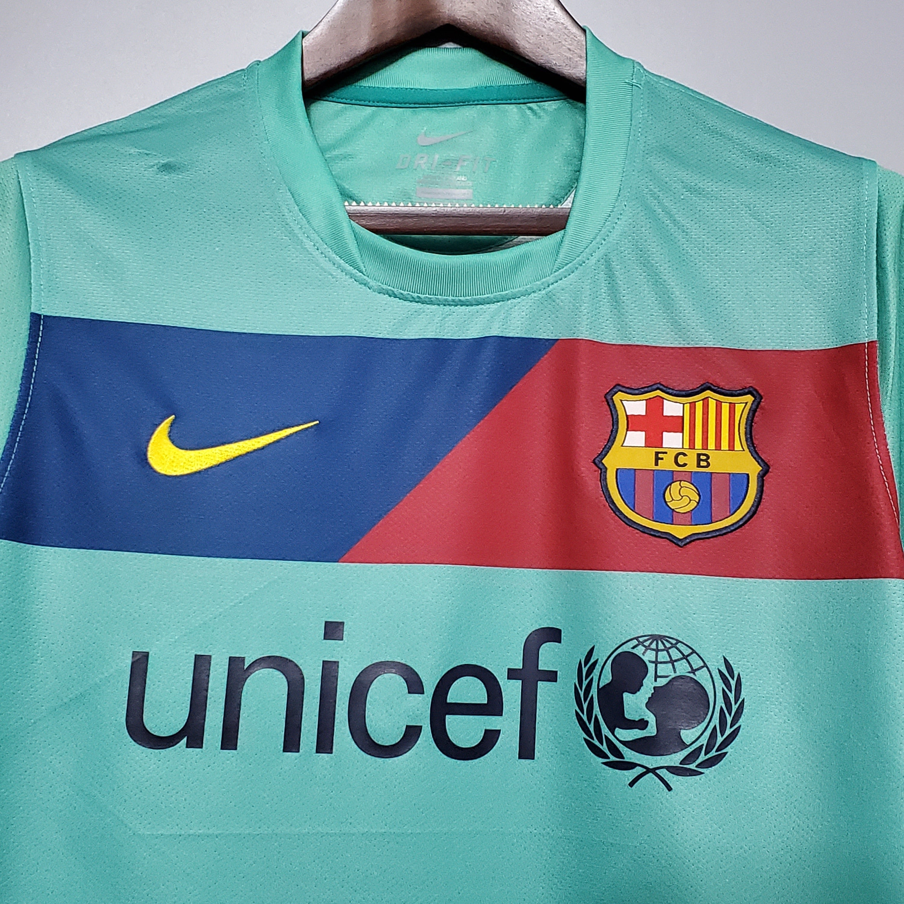 Maglia da calcio retrò trasferta Barcellona 2010/2011