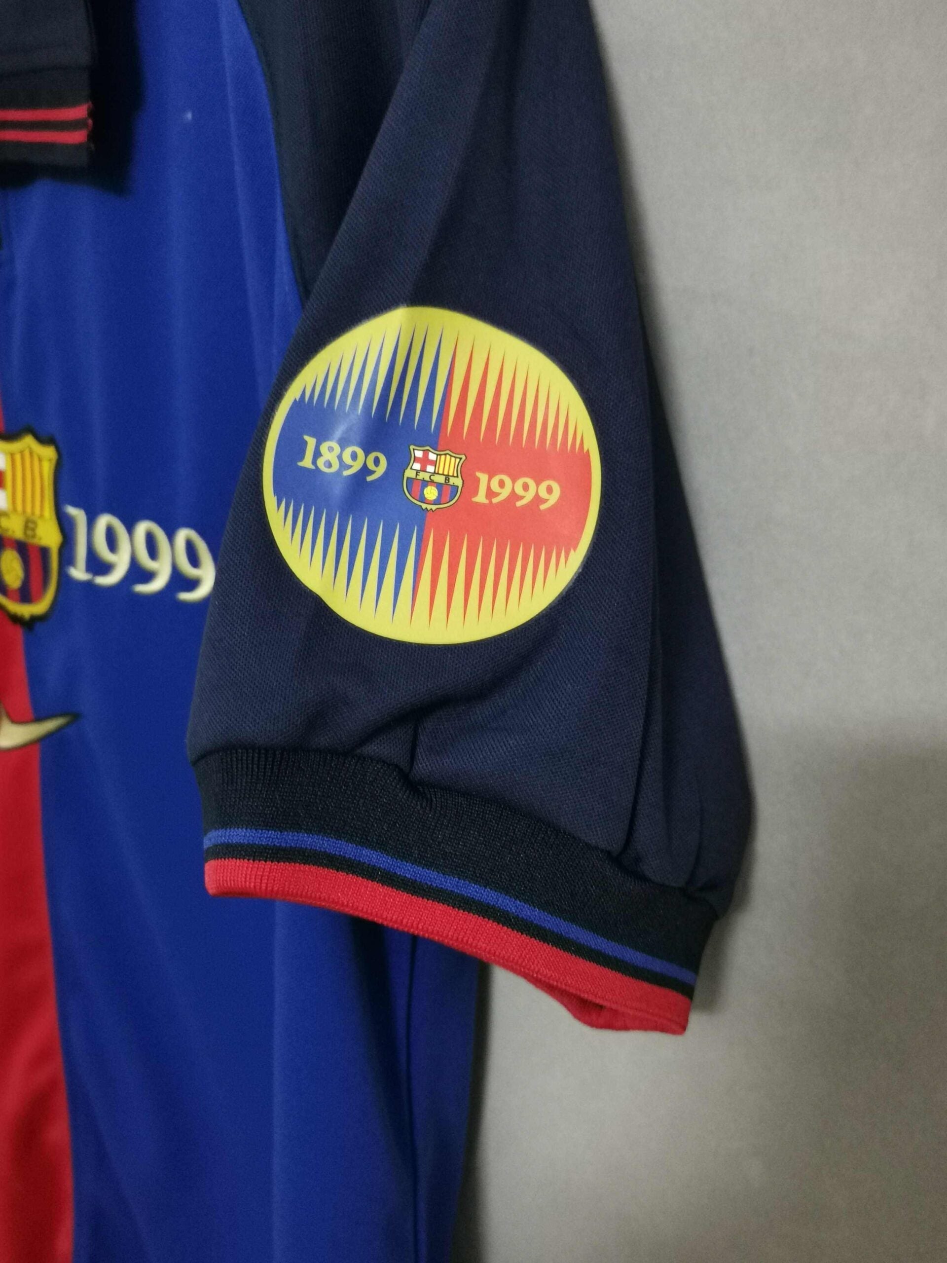 Maglia da calcio casa FC Barcelona - 100 anni - 1998/1999
