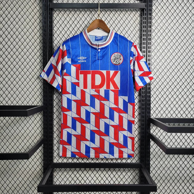 Ajax 1989-1990 Maglia Retrò Trasferta
