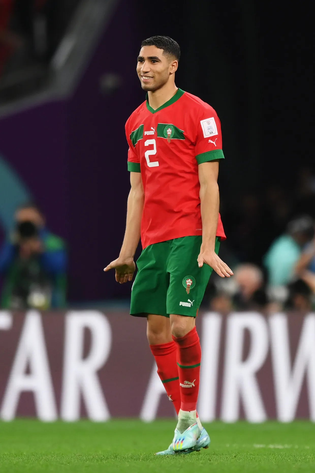 Maglia Casa Marocco Coppa del Mondo Hakimi 2022