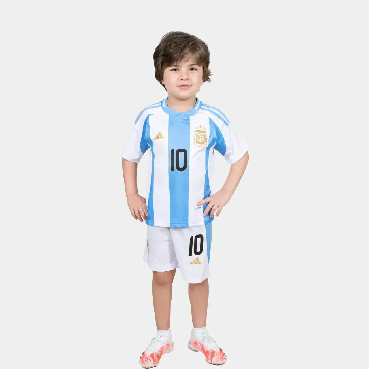 Maglia Casa Calcio Bambini Argentina 2024/2025 Messi 10