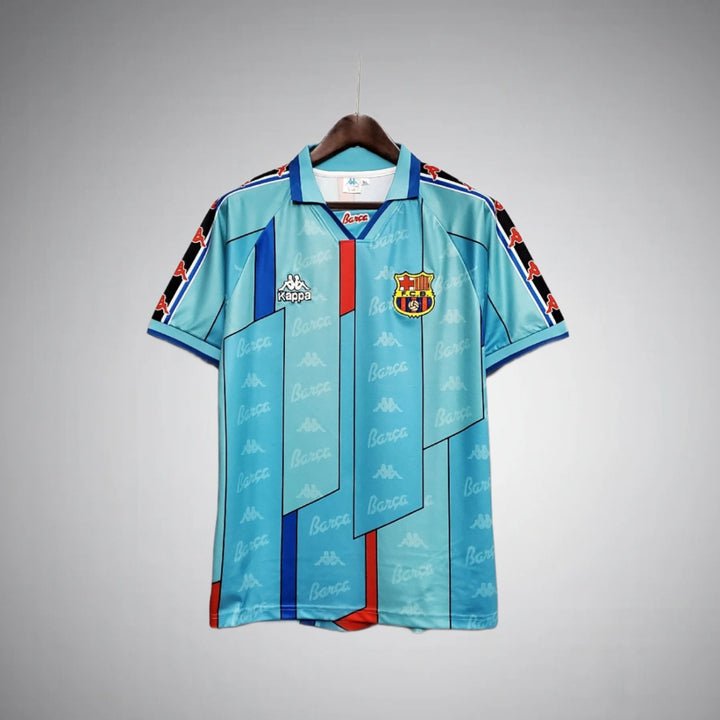 Maglia da calcio retrò trasferta FC Barcelona 1996-97