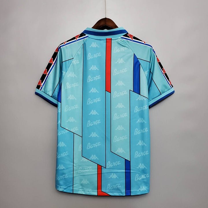 Maglia da calcio retrò trasferta FC Barcelona 1996-97