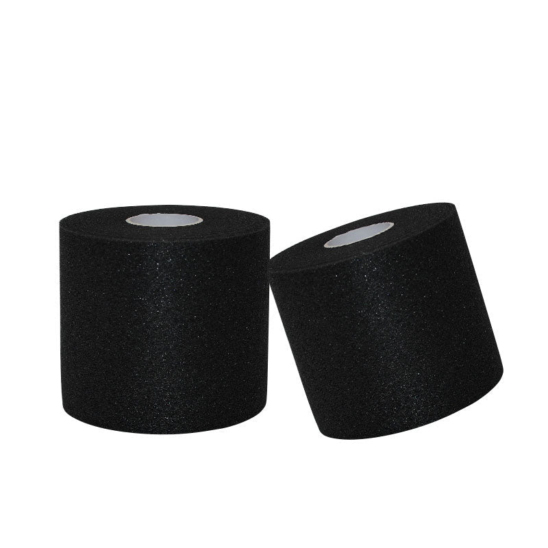 Black Non-Slip Football Headband – Professional Secure Grip (4 Rolls)