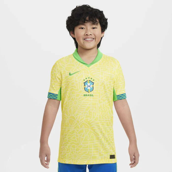 Maillot de football domicile Brésil 2024/2025 pour enfant