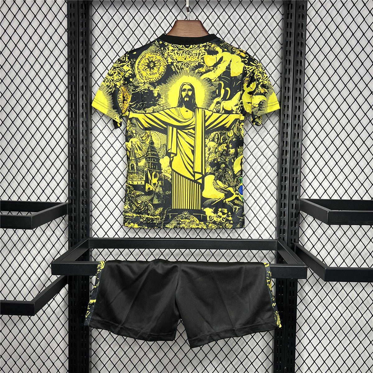 2024/25 Brazilië Jesus Kinderen Voetbalshirt - Geel