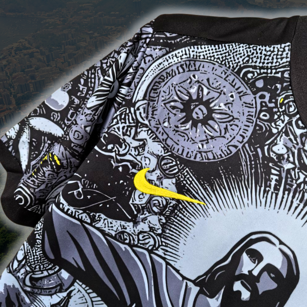 Maglia Brasile Jesus - Edizione Speciale Nera 2024/25